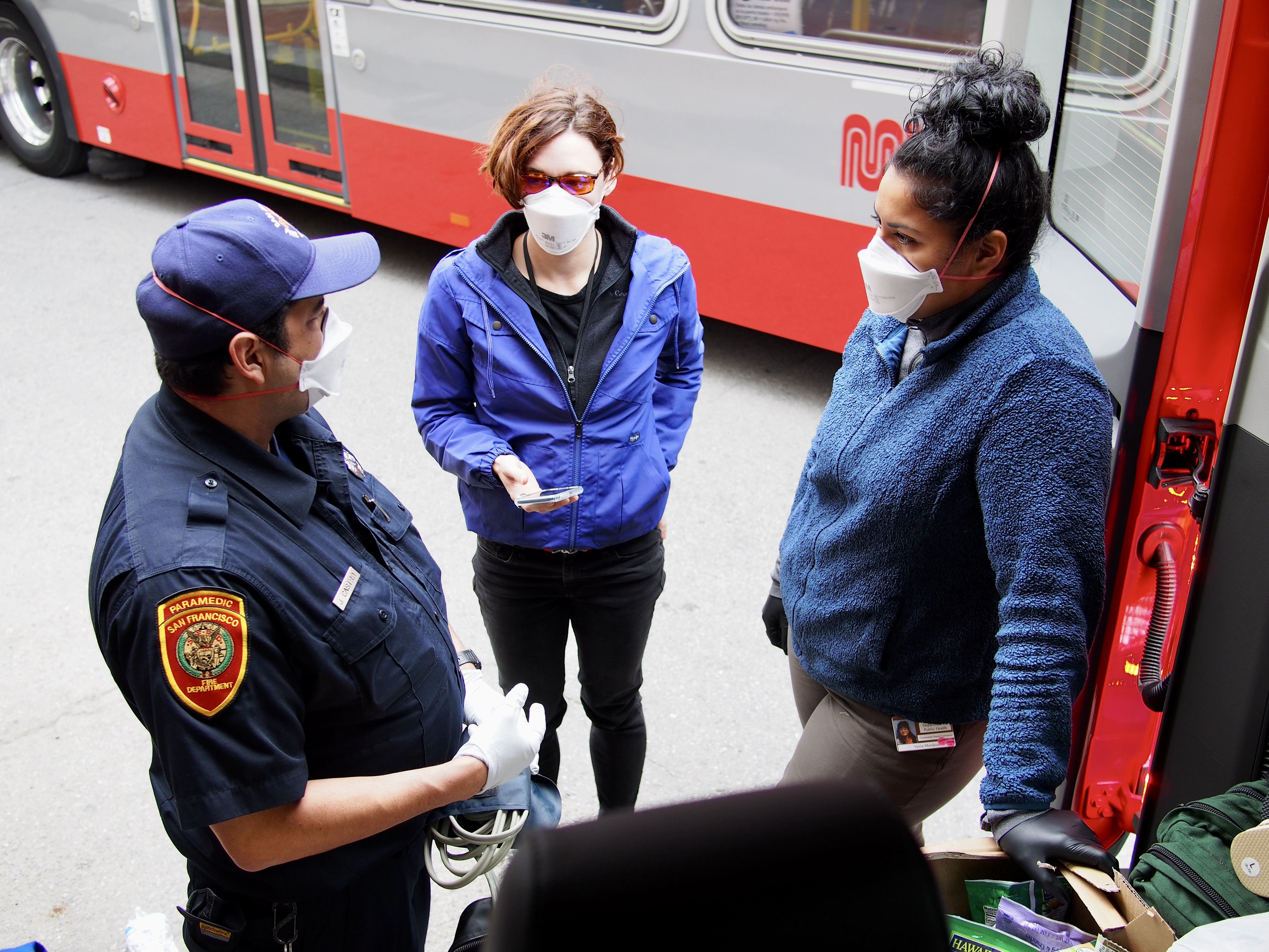 Three members of street crisis response team