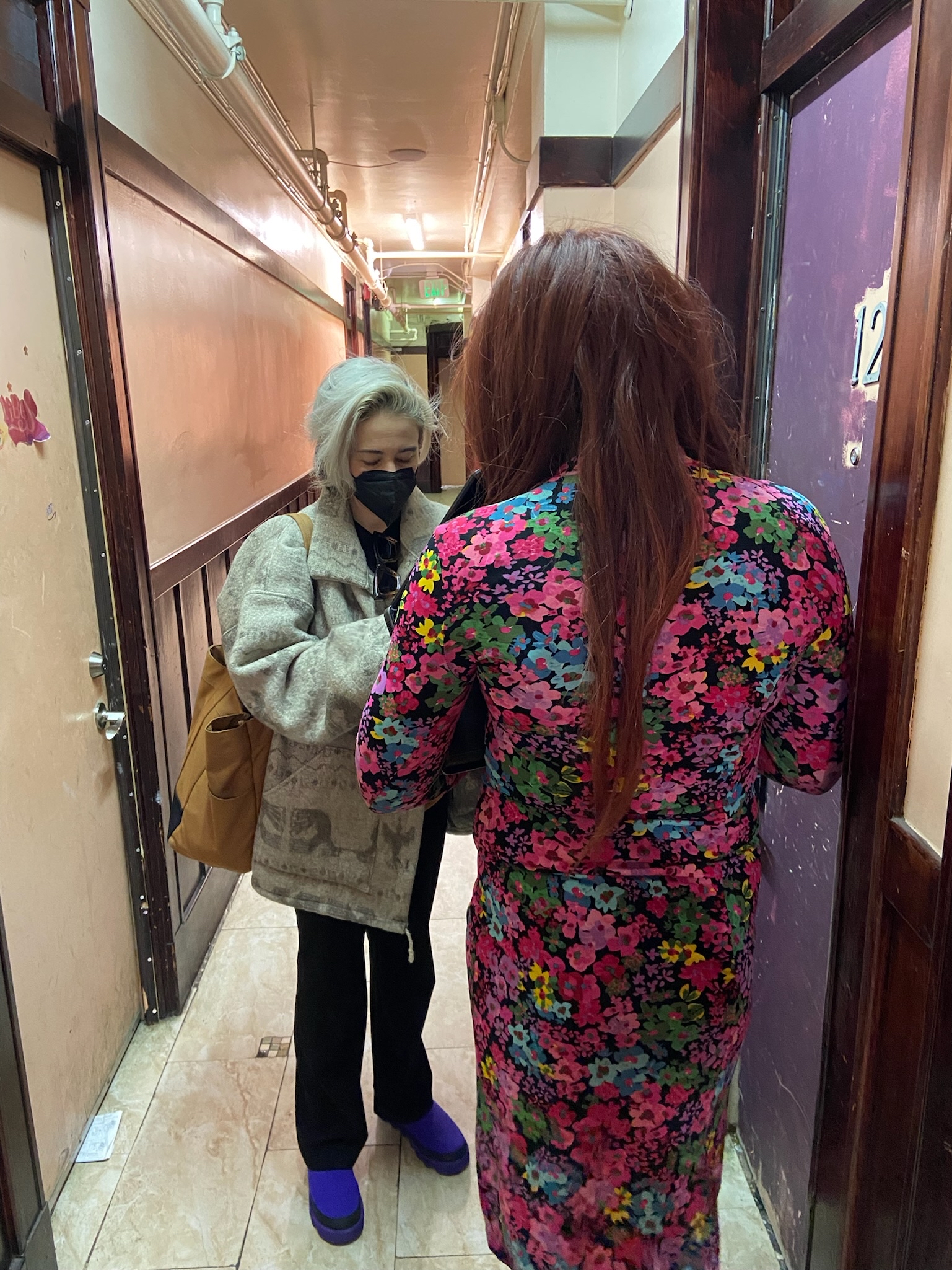 Street Medicine Nurse visits a patient who recently moved into supportive housing