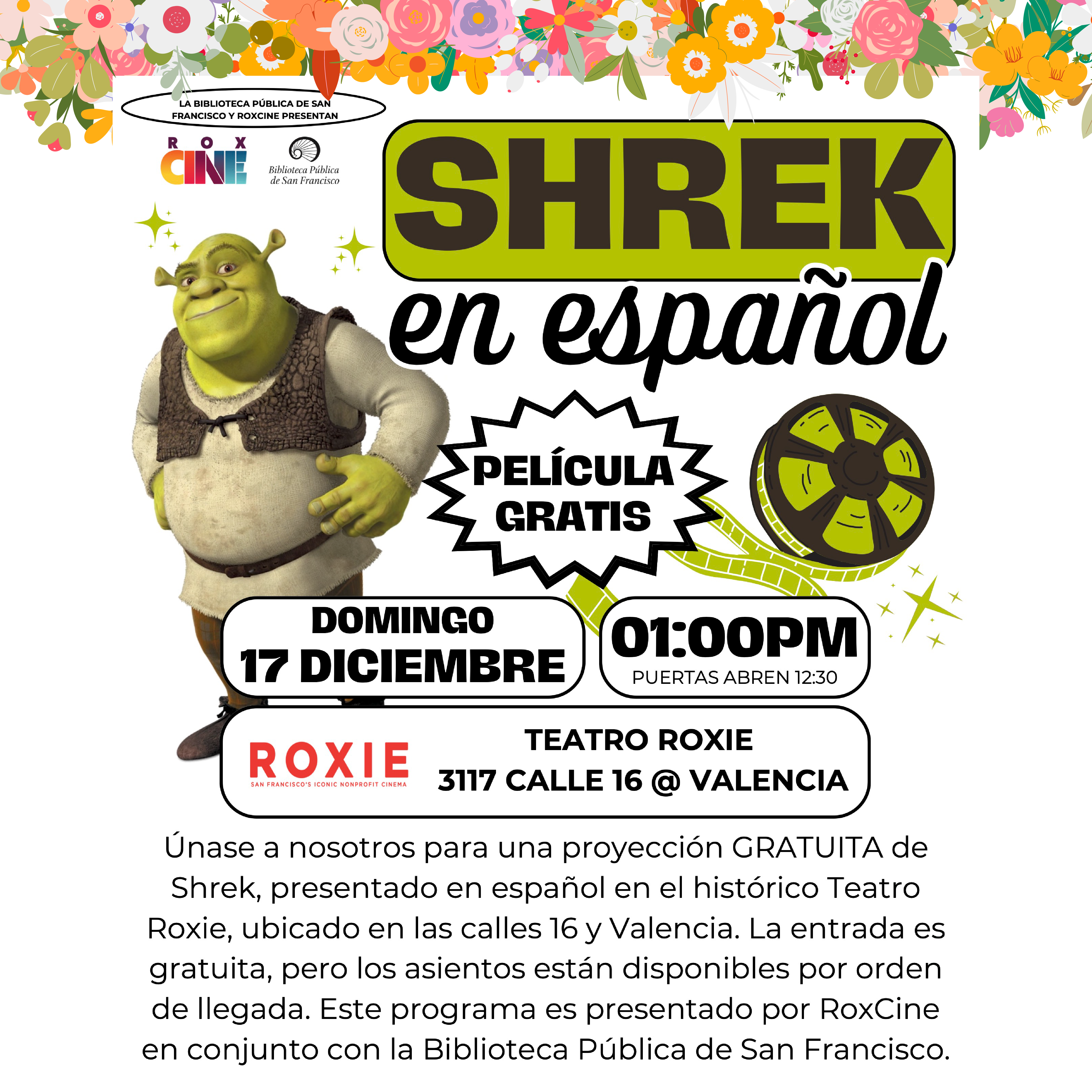 Shrek (en español) promotional poster