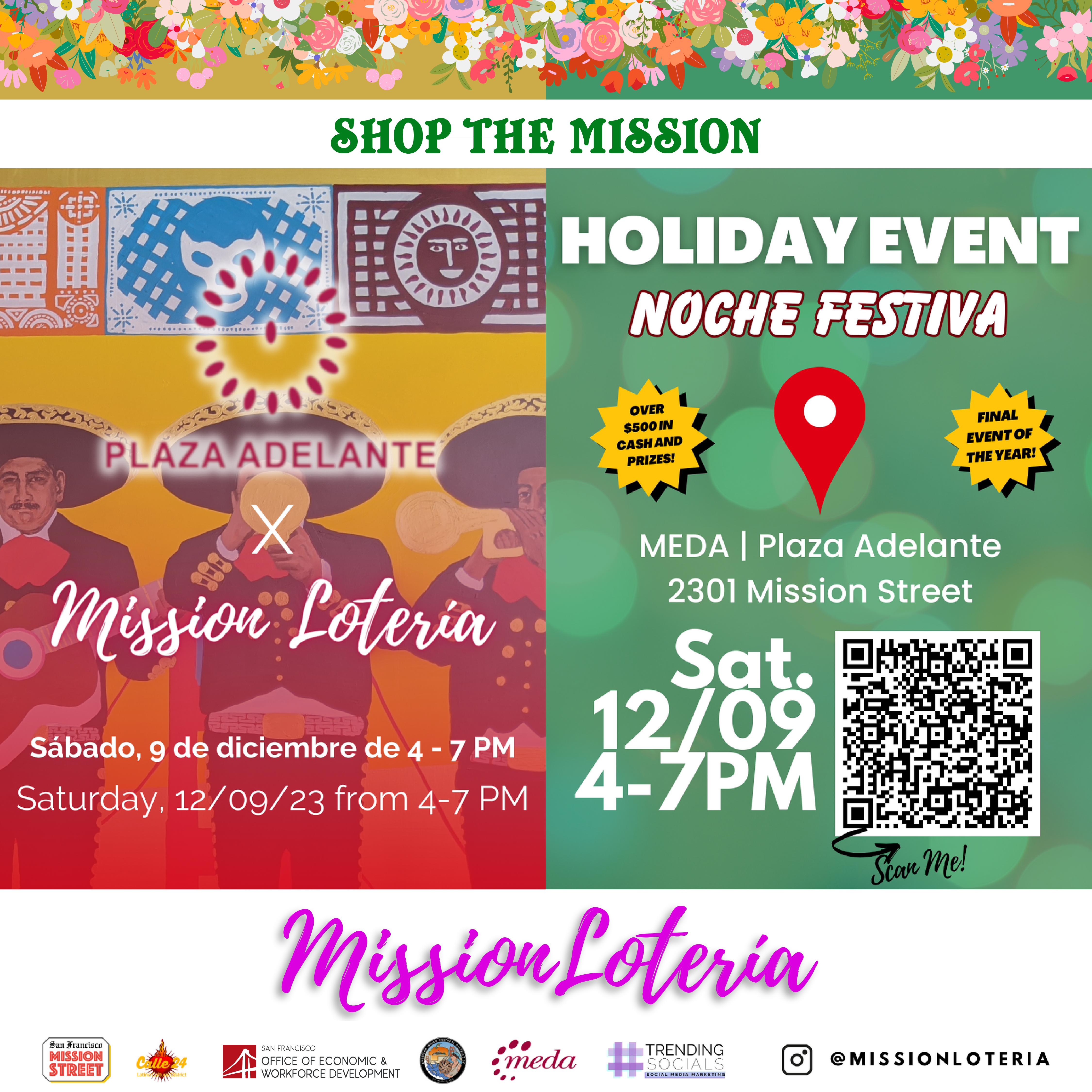 Shop the Mission_Loteria Noche Festiva banner