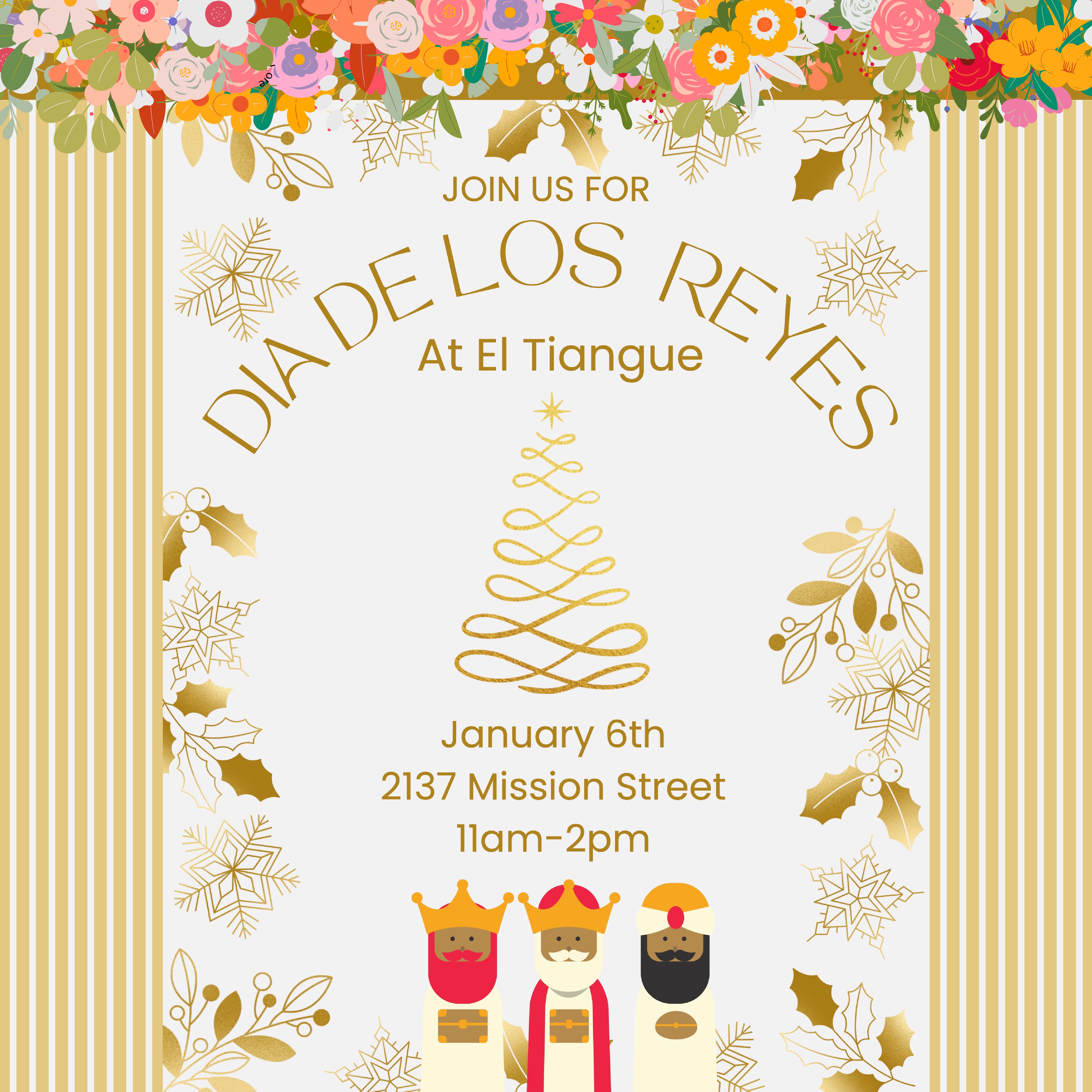 Shop the Mission - Dia De Los Reyes flyer
