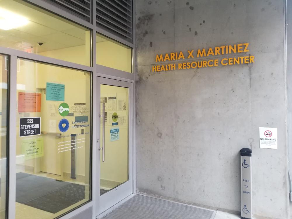 entry to the Maria X. Martinez clinic