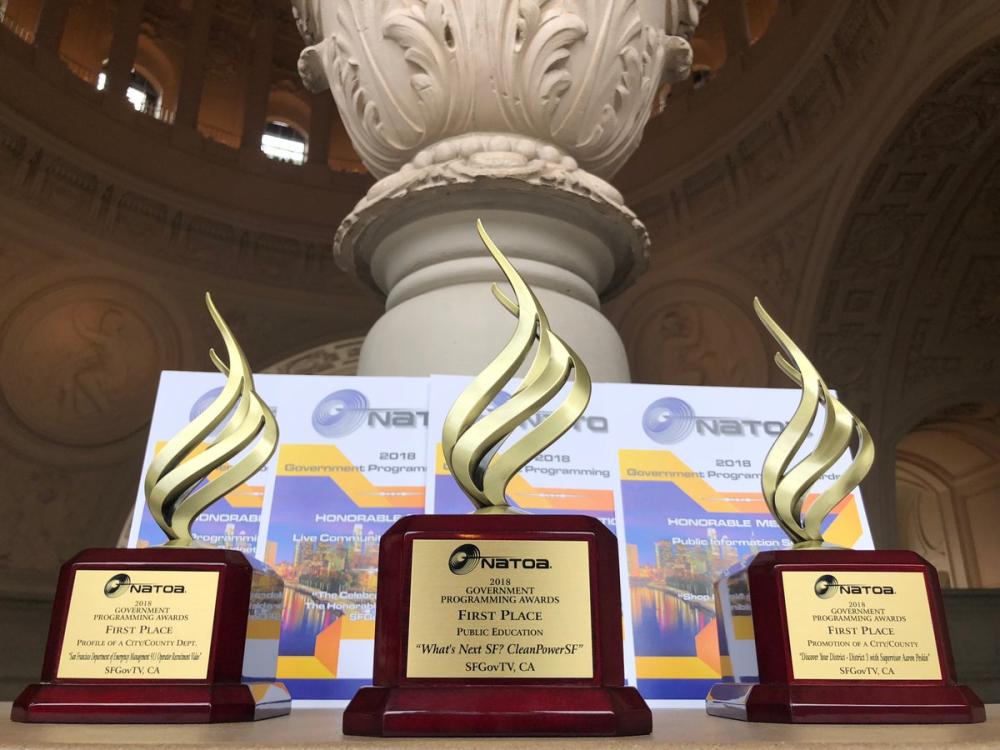 SFGovTV wins 3 NATOA awards