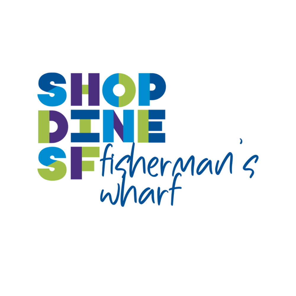 Logo reading Shop Dine Fisherman's Wharf
