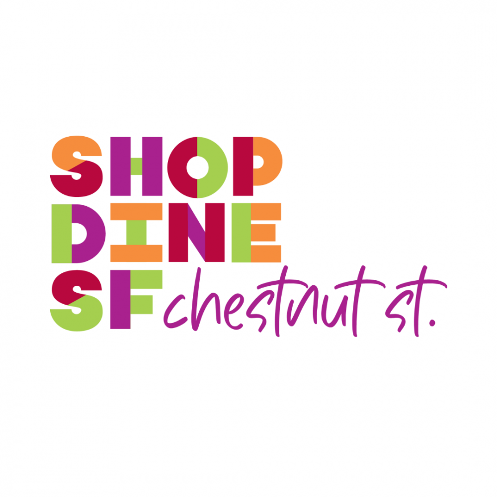 Logo reading Shop Dine Chestnut St.