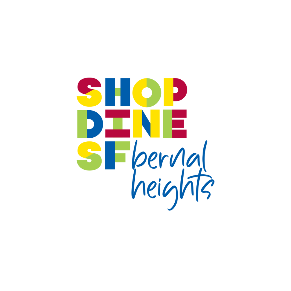 logo reading Shop Dine Bernal Heights