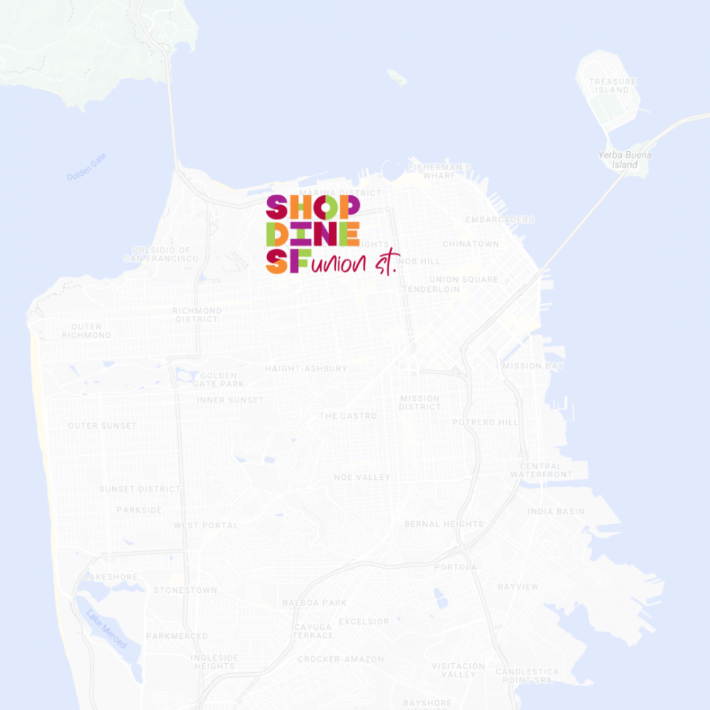Map of SF with Union St