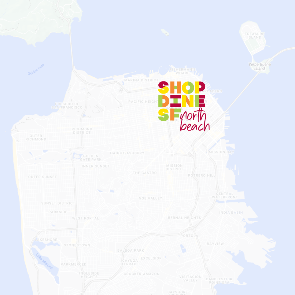 Map of Sf with North Beach