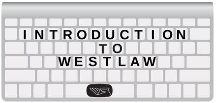 Image of Keyboard with Intro to Westlaw program title